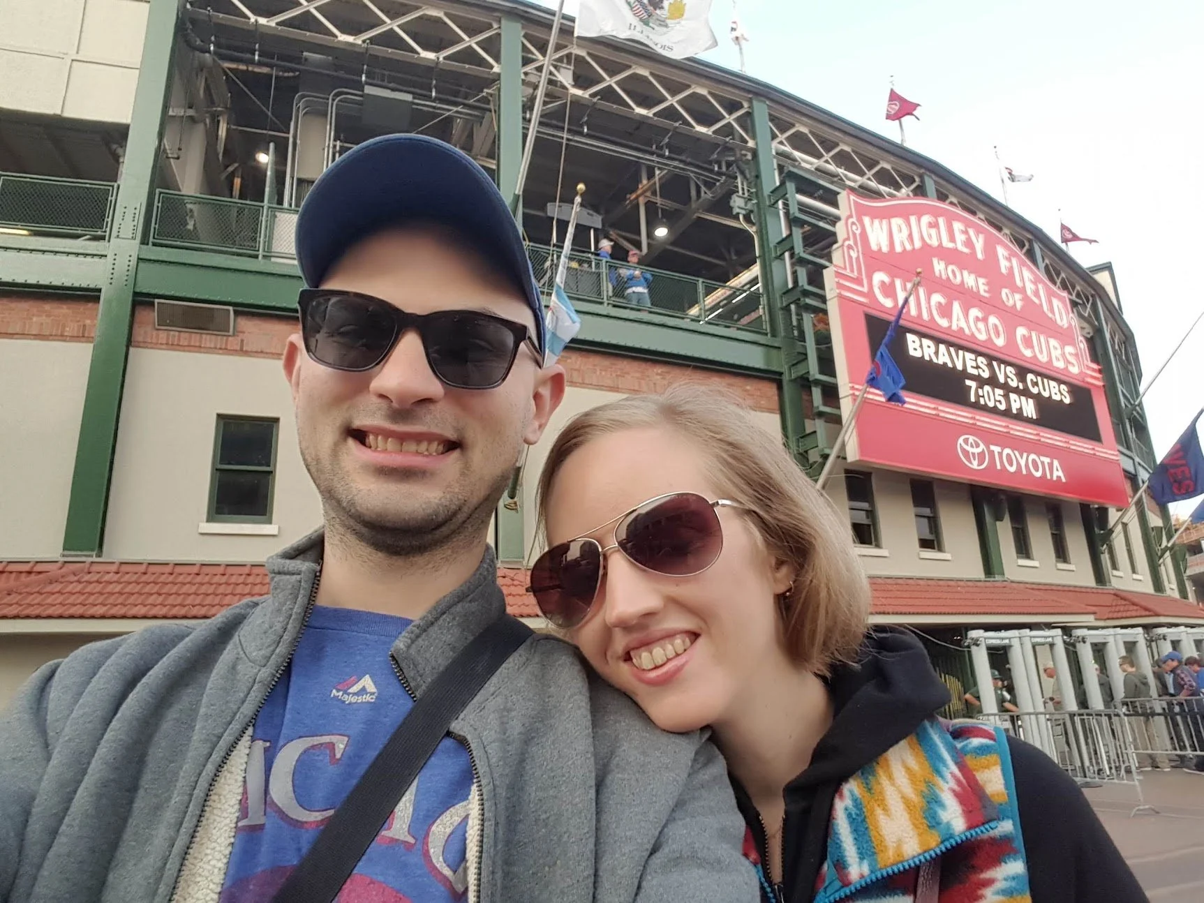 Patrick at Wrigley Field